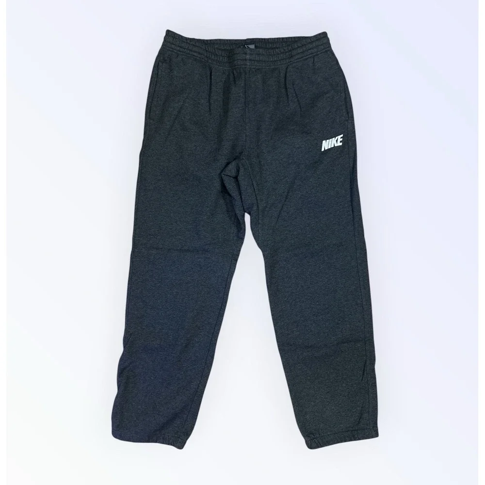 NIKE JOGGERS MENS SIZE XL GRAY 30 INSEAM BLUE TAG